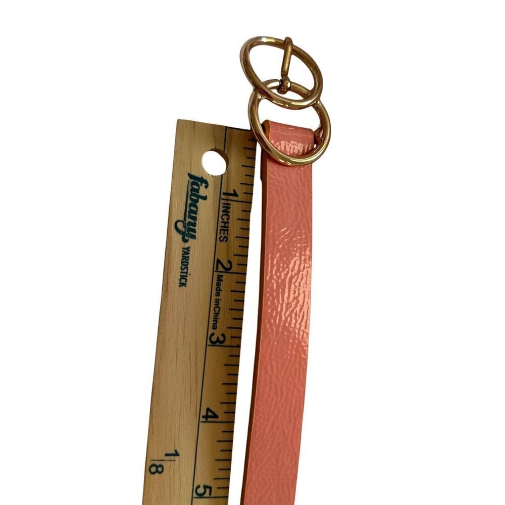 Skinny Belt Double Gold Buckle Women Size S Adjustable Georgia Peach A New Day - Picture 4 of 10